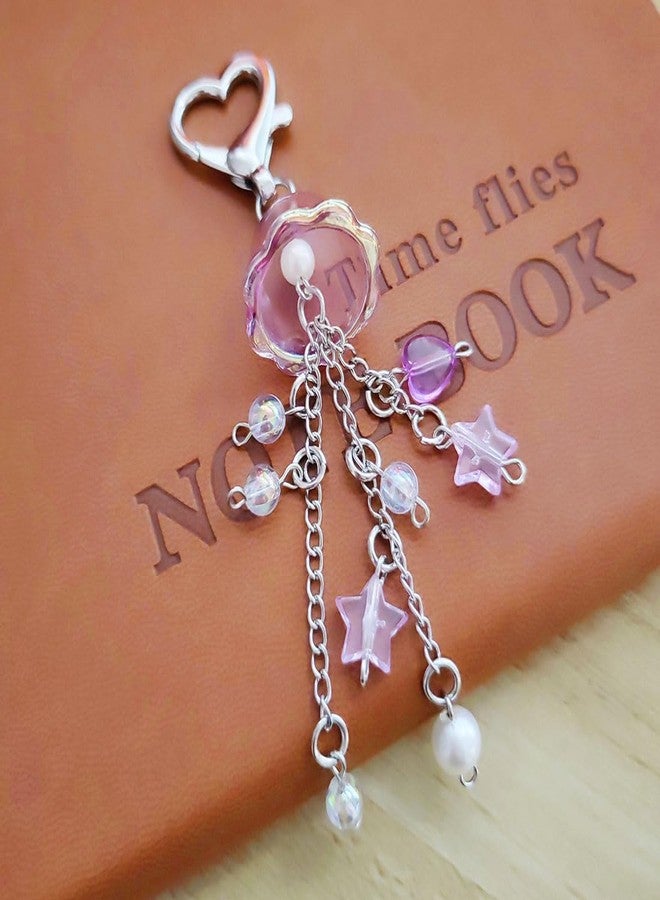 Meimimix Y2K Aesthetic Cherry Star Charms Keychain For Women Girls Bag Purse Backpack Wallet Keyring Accessories - Image 5